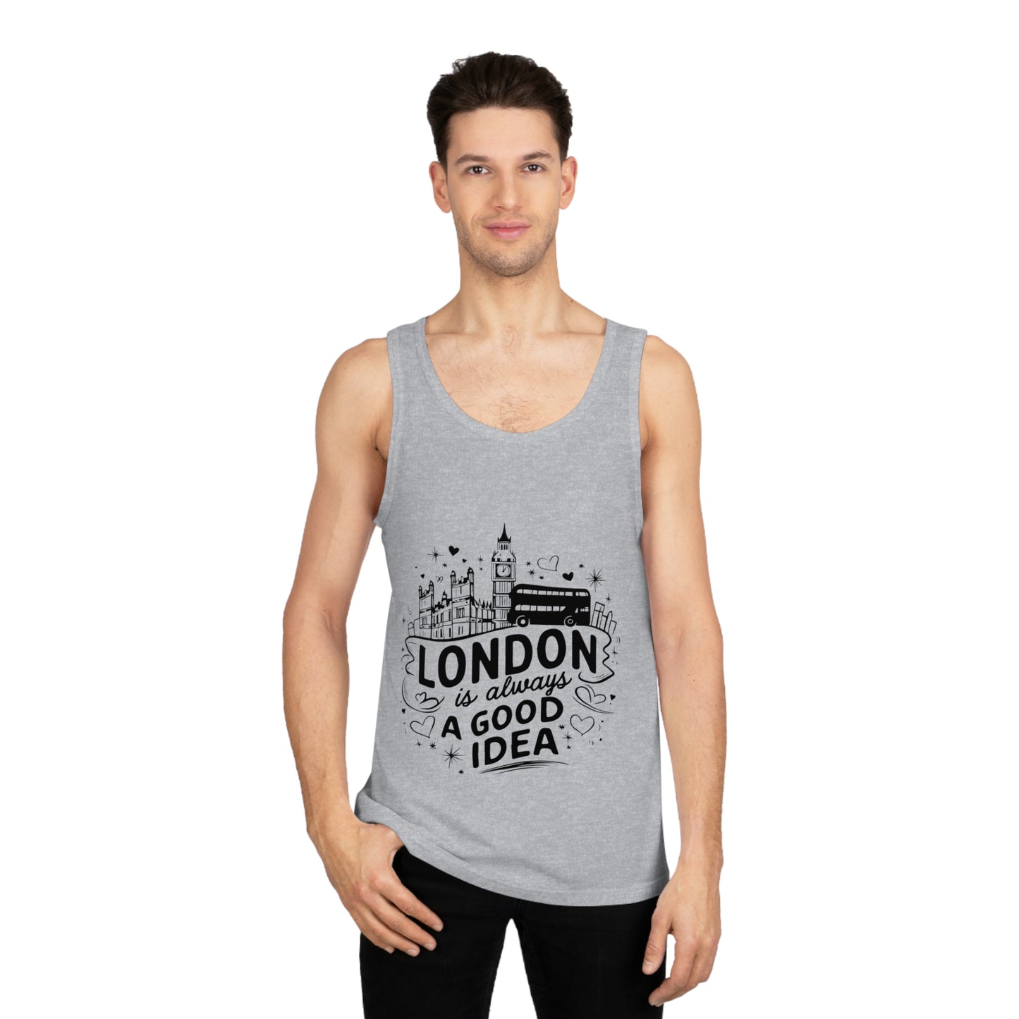 Unisex Softstyle™ Tank Top - London is always a good idea