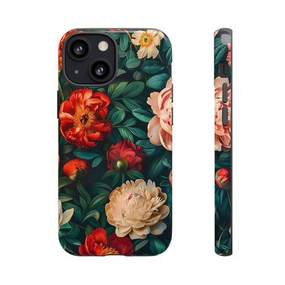 Floral Phone Case - Tough Cases, Vibrant Protection, Gift for Her, Cute Floral Design, Trendy Accessory, Perfect for Spring