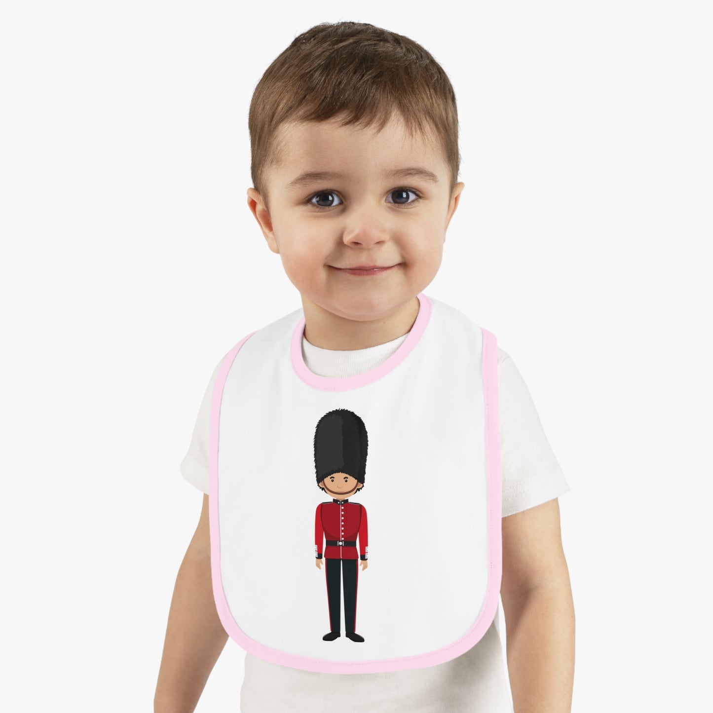 Cute Royal Guard Baby Bib, Baby Shower Gift, Newborn Accessory, Toddler Bib, Infant Clothing, Holiday Outfit