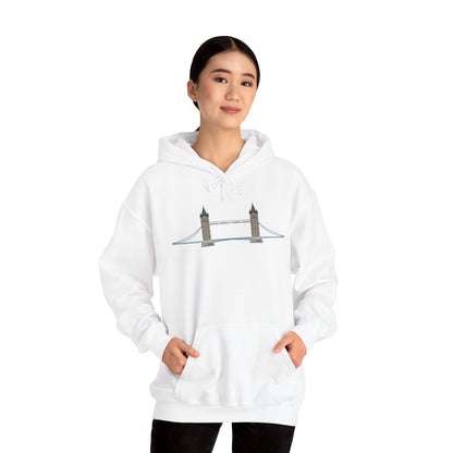 Unisex Heavy Blend™ Hooded Sweatshirt - Tower Bridge - Iconic London Landmark