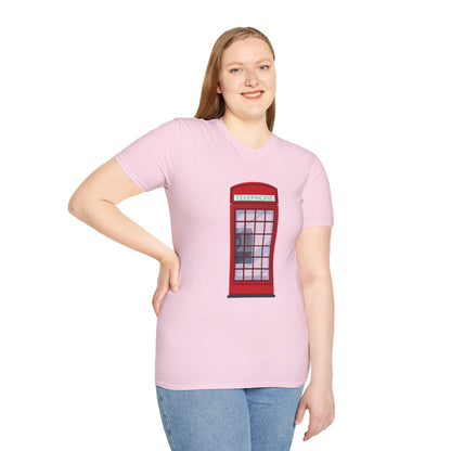 Unisex Softstyle T-Shirt - Iconic British Public Telephone