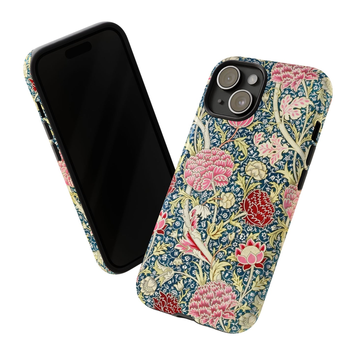 Floral Phone Case, Tough Cases, Durable Phone Cover, Stylish Phone Protector, Gift Idea for Nature Lovers, Floral Pattern Tech Accessories
