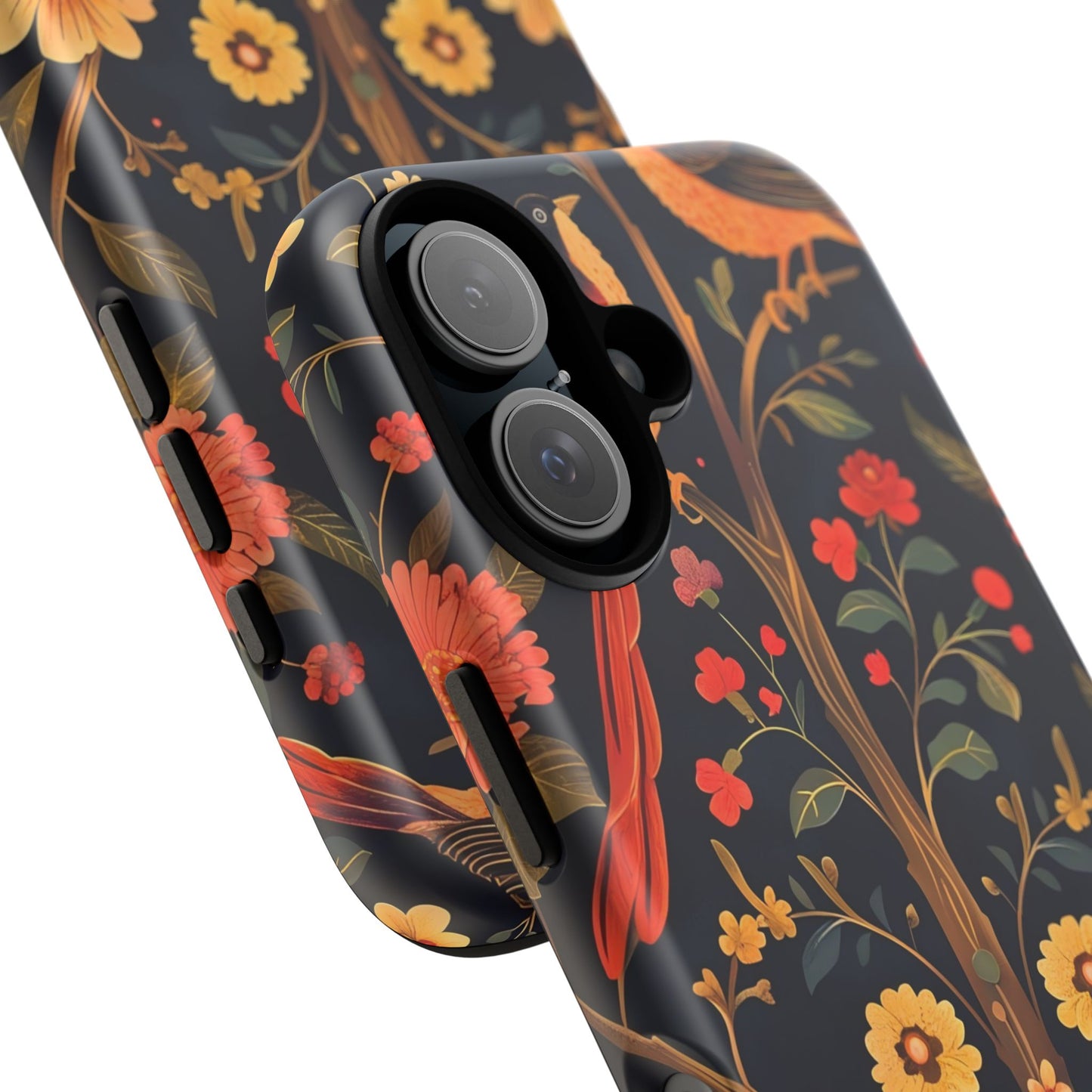 Floral Phone Case, Tough Cases, Flower Pattern, Phone Accessory, Gift for Her, Stylish Tech Cover, Nature Lover's Gift