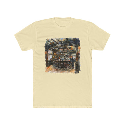 London Pub Interior Trendy Unisex Cotton Crew Tee
