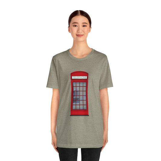 Unisex Jersey Short Sleeve Tee - British Public Telephone