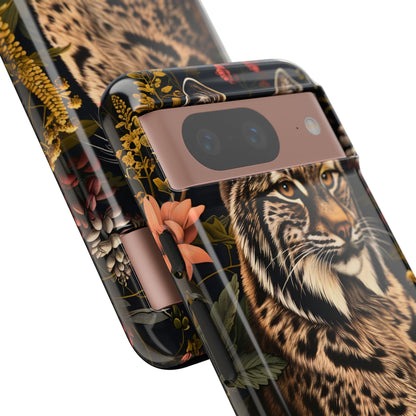 Wildlife Phone Case with Lynx Design, Tough Cases, Animal Lovers Gift, Nature Inspired Accessories, Unique Tech Protection