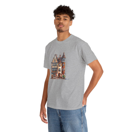 Unisex Heavy Cotton T-Shirt - Classical British Historic House