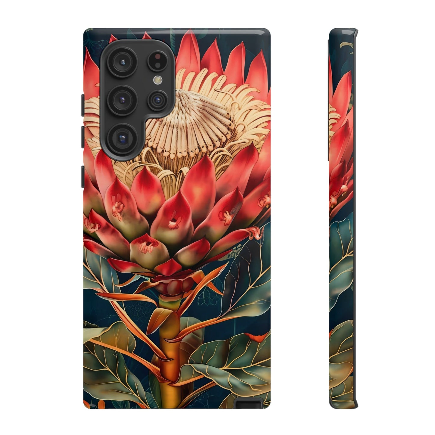 Tough Cases: Vibrant Floral Phone Case, Tough Phone Covers, Floral Art Cases, Nature Design Accessories, Gift for Nature Lovers