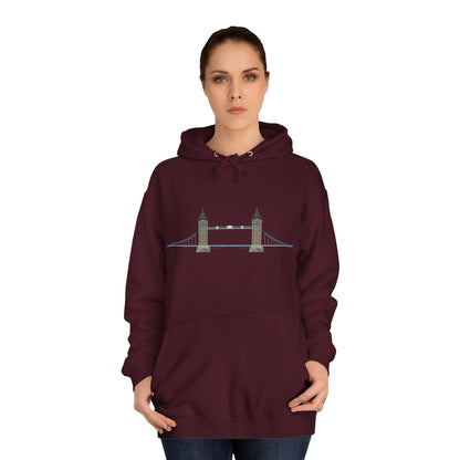 Tower Bridge Iconic Unisex College Hoodie