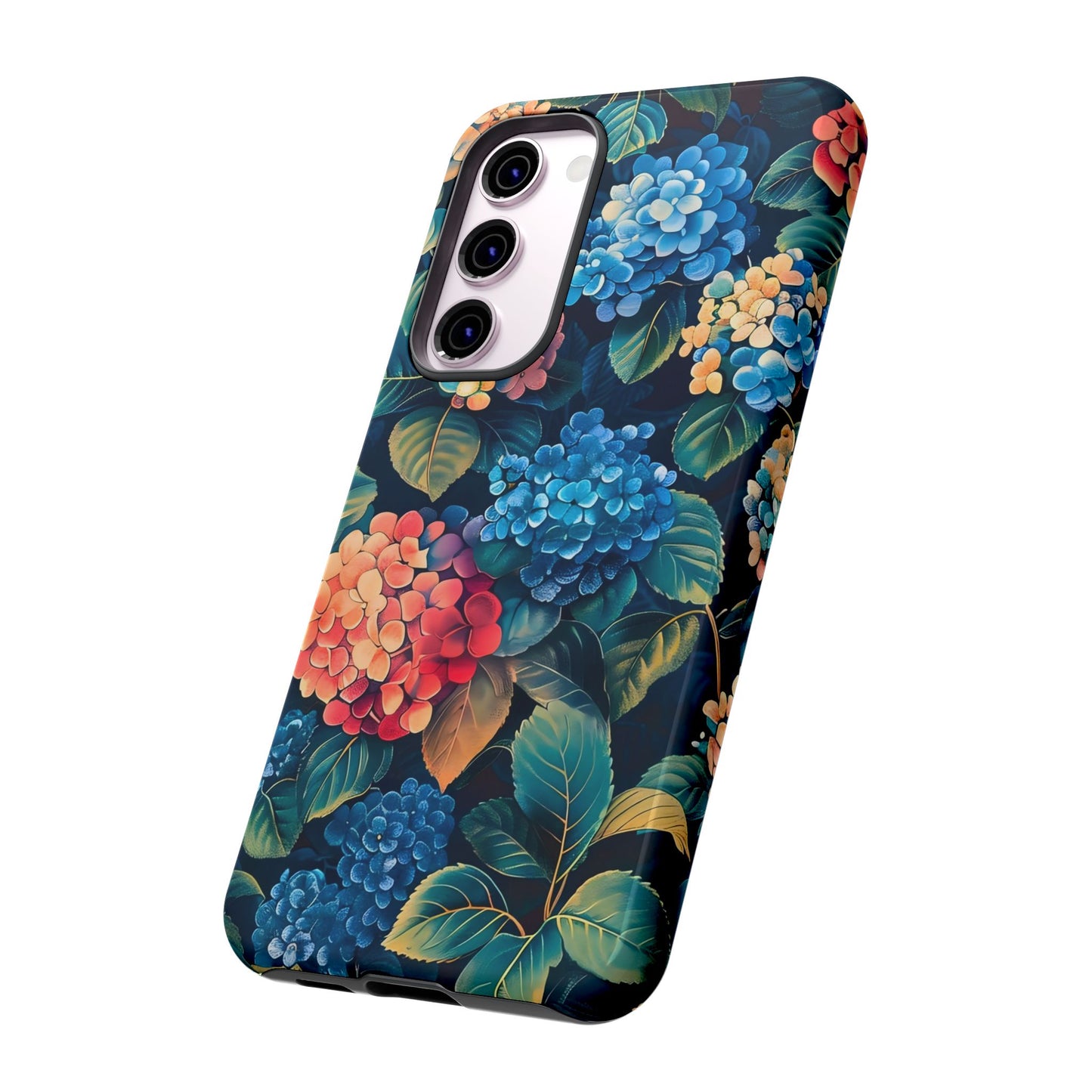 Floral Phone Case, Stylish Tough Case for Gardener Gift, Flower Lover Accessory, Pretty Floral Design, Protective Case