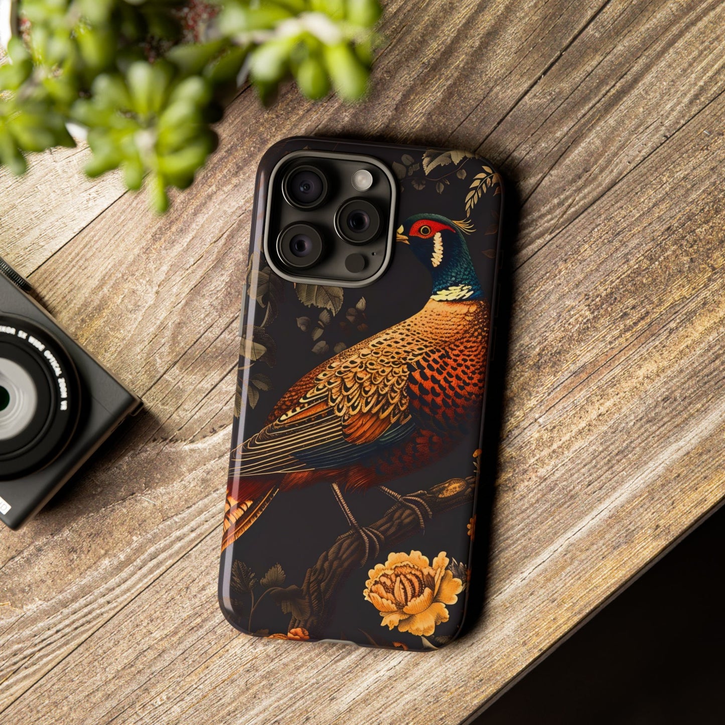 Elegant Bird Phone Case with Floral Design, Tough Phone Cover, Artistic Cell Phone Accessory, Unique Gift for Nature Lovers, Stylish [...]