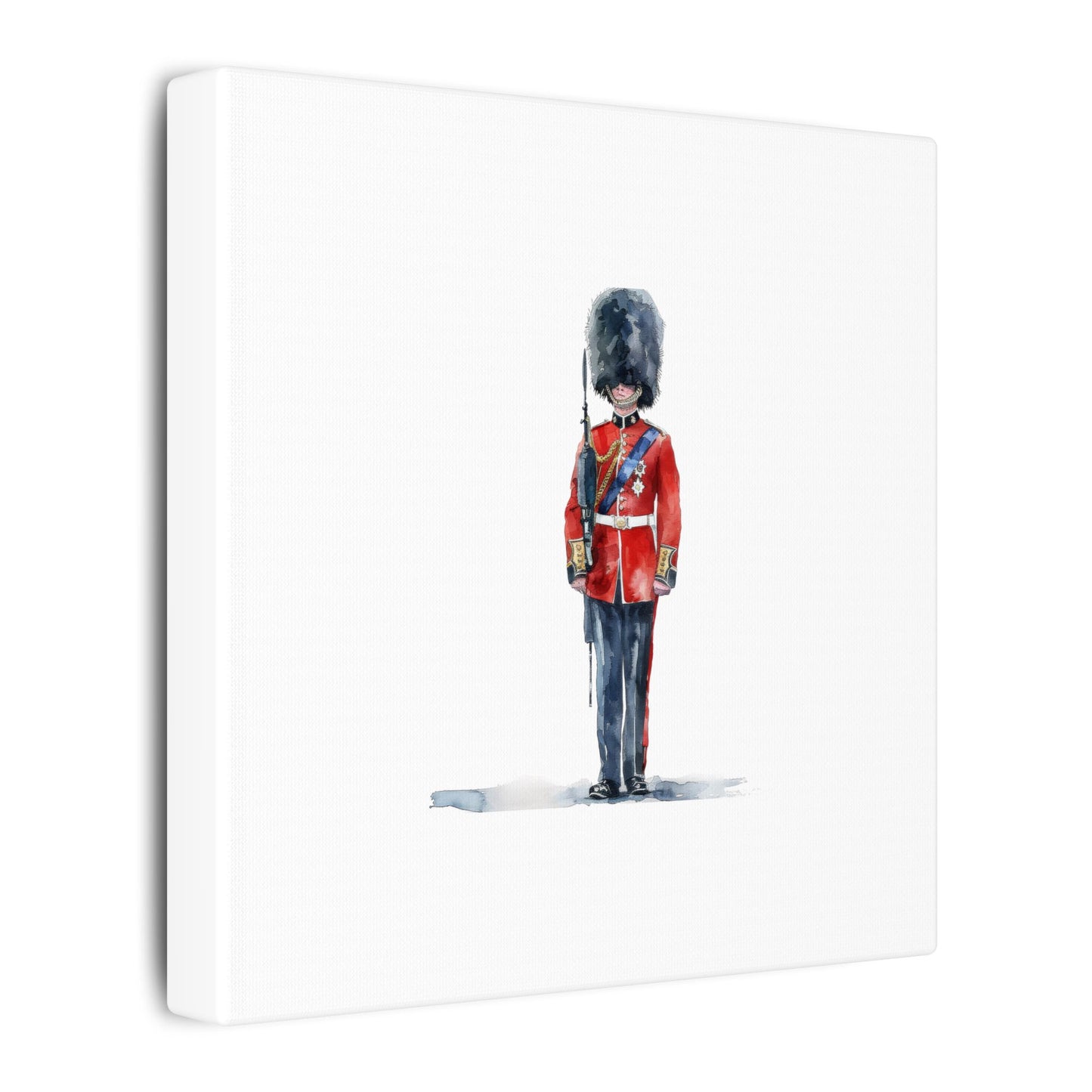 Royal Guard Canvas Art Print, British Soldier Wall Decor, Home Decoration, Gift for History Lovers, Art for Offices, Unique Wall Gallery