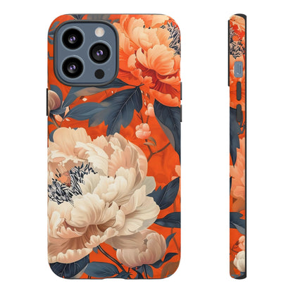 Floral Tough Case, Durable Floral Phone Case, Stylish Protection Case, Gift for Her, Spring Accessories, Mother’s Day Gift