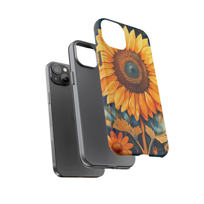 Sunflower Phone Case - Floral Design for Nature Lovers, Cute Spring Accessory, Gift for Her, Eco-Friendly Cover