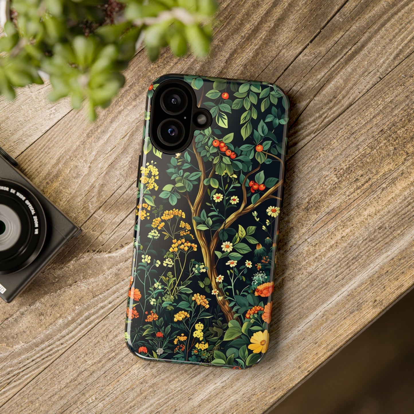 Floral Phone Case - Tough Cases, Colorful Nature Design, Gift for Flower Lovers, Phone Accessory, Unique Cell Phone Cover
