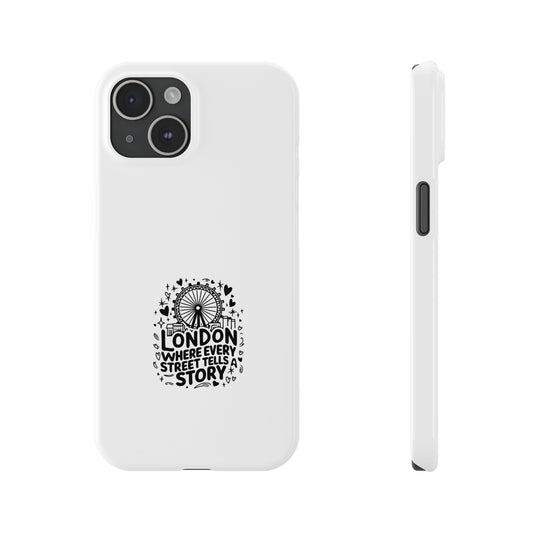 Stylish London Phone Case - Where Every Street Tells a Story, Gift for Travelers, Unique Decor, Travel Souvenir, Phone Accessories
