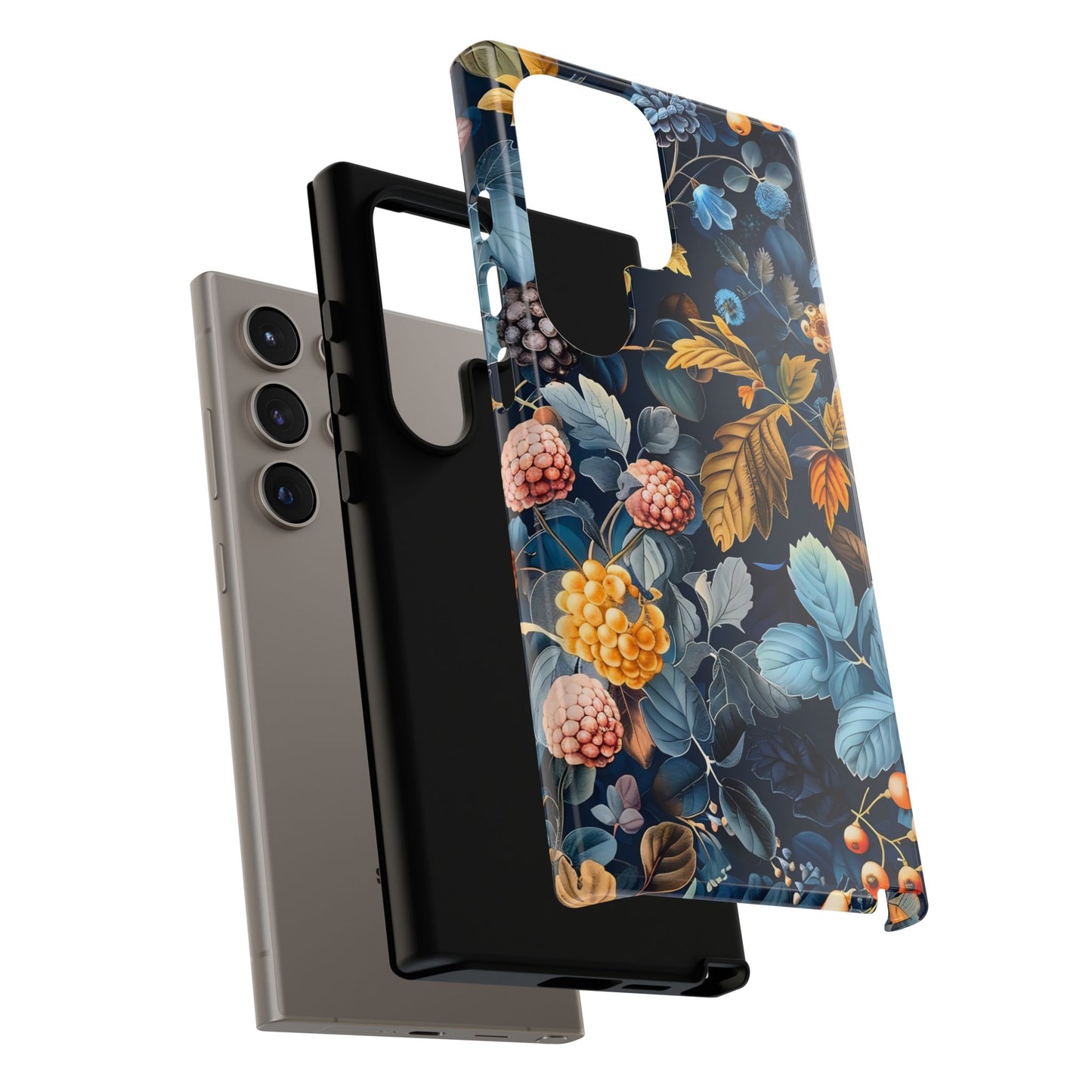 Floral iPhone Case, Tough Phone Cover, Nature-inspired Accessory, Gift for Her, Trendy Protection Case