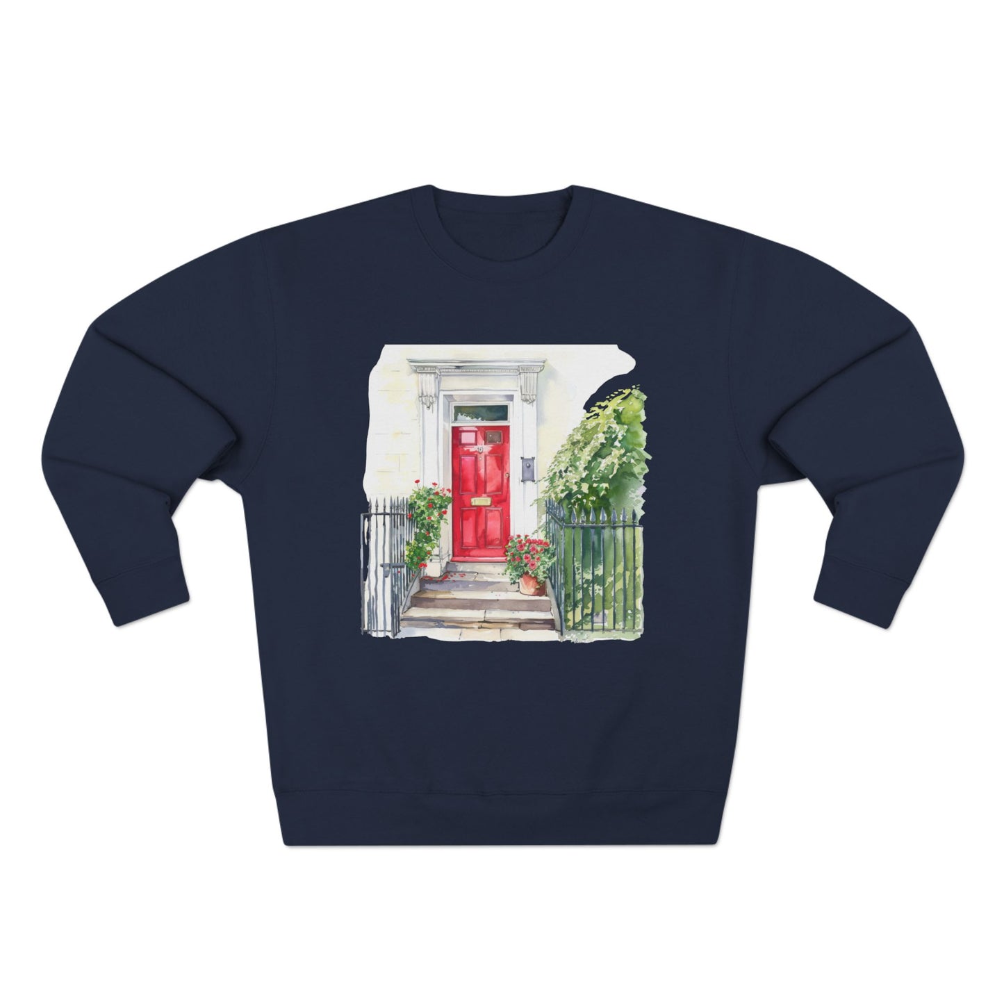 Unisex Crewneck Sweatshirt - Street London Aesthetics Urban Charm and Classic City Vibes