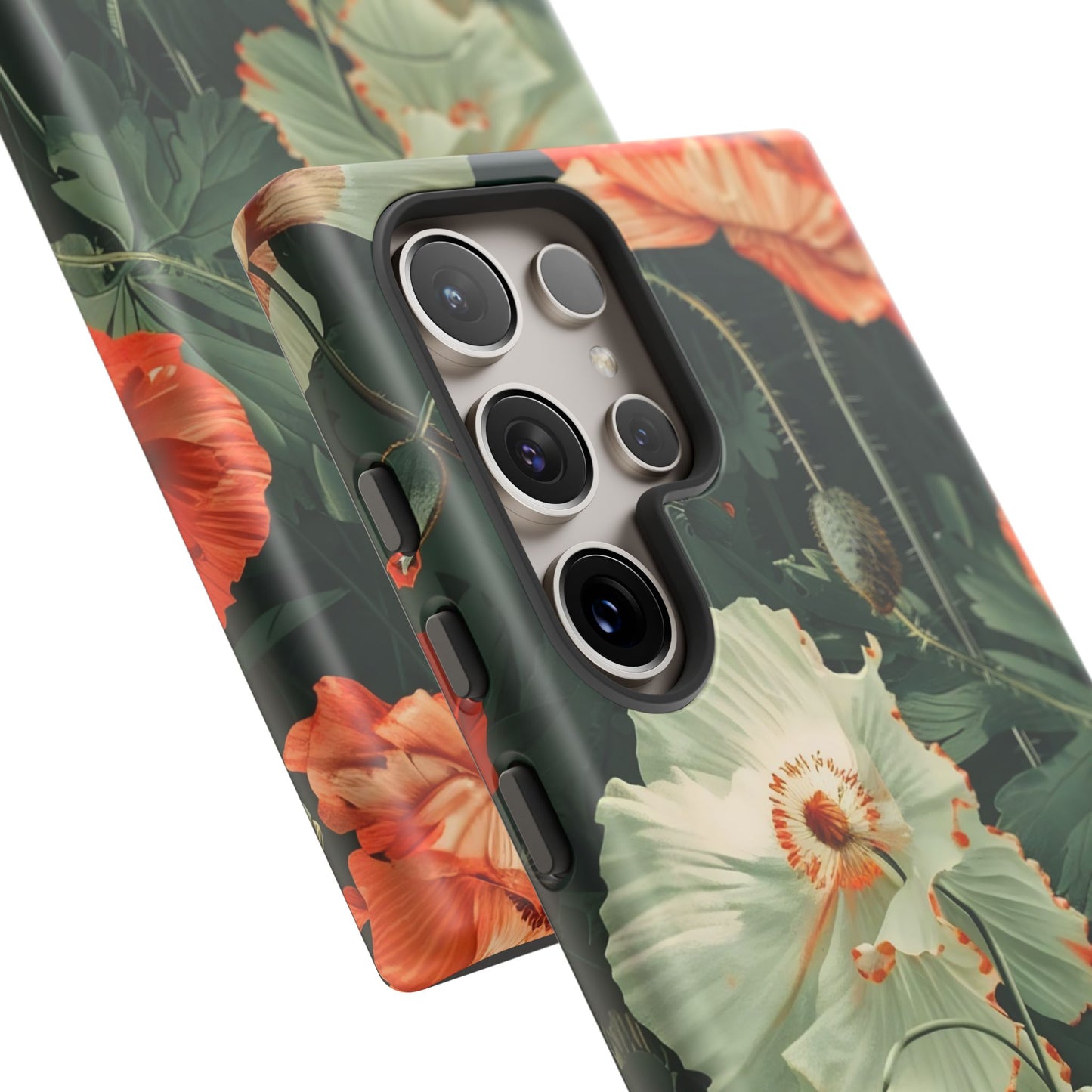 Floral Phone Case - Tough Cases, Botanical Design, Gift for Friends, Trendy Mobile Cover, Personalized Phone Accessory