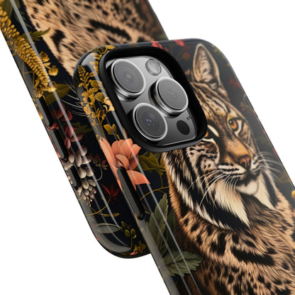 Wildlife Phone Case with Lynx Design, Tough Cases, Animal Lovers Gift, Nature Inspired Accessories, Unique Tech Protection