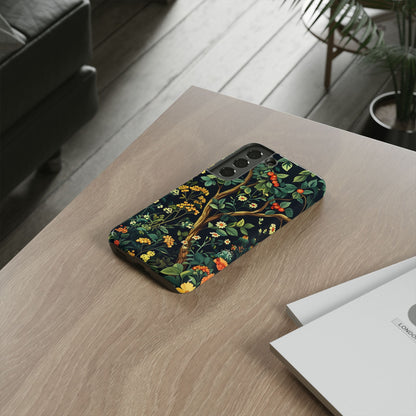 Floral iPhone Case, Nature Inspired Tough Case, Botanical Phone Cover, Eco-Friendly Gift, Unique Floral Design