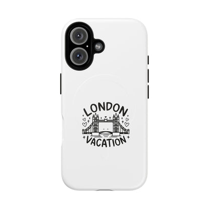 London Vacation Magnetic Case, Unique Phone Cover for Travelers, London Souvenir, Gift for Tourists, Stylish Phone Accessory