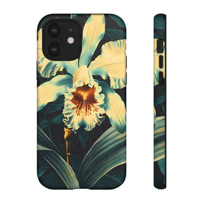 Floral Phone Case - Tough Cases with Orchid Design, Durable Smartphone Cover for Nature Lovers, Floral Gift for Her, Botanical [...]