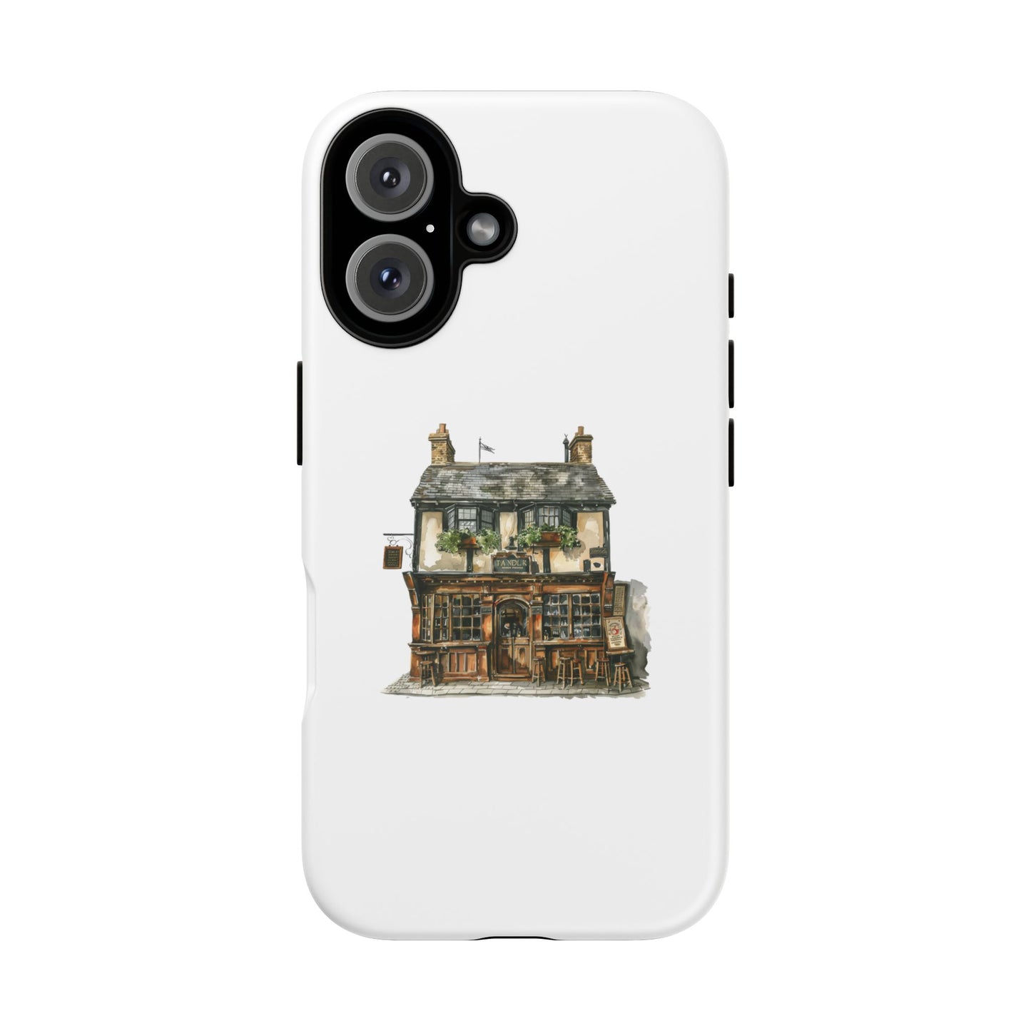 Artistic Phone Case with Cozy Cottage Design
