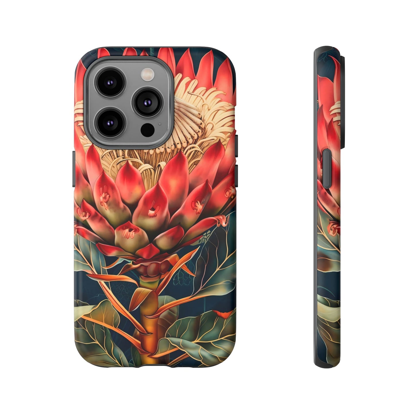 Tough Cases: Vibrant Floral Phone Case, Tough Phone Covers, Floral Art Cases, Nature Design Accessories, Gift for Nature Lovers