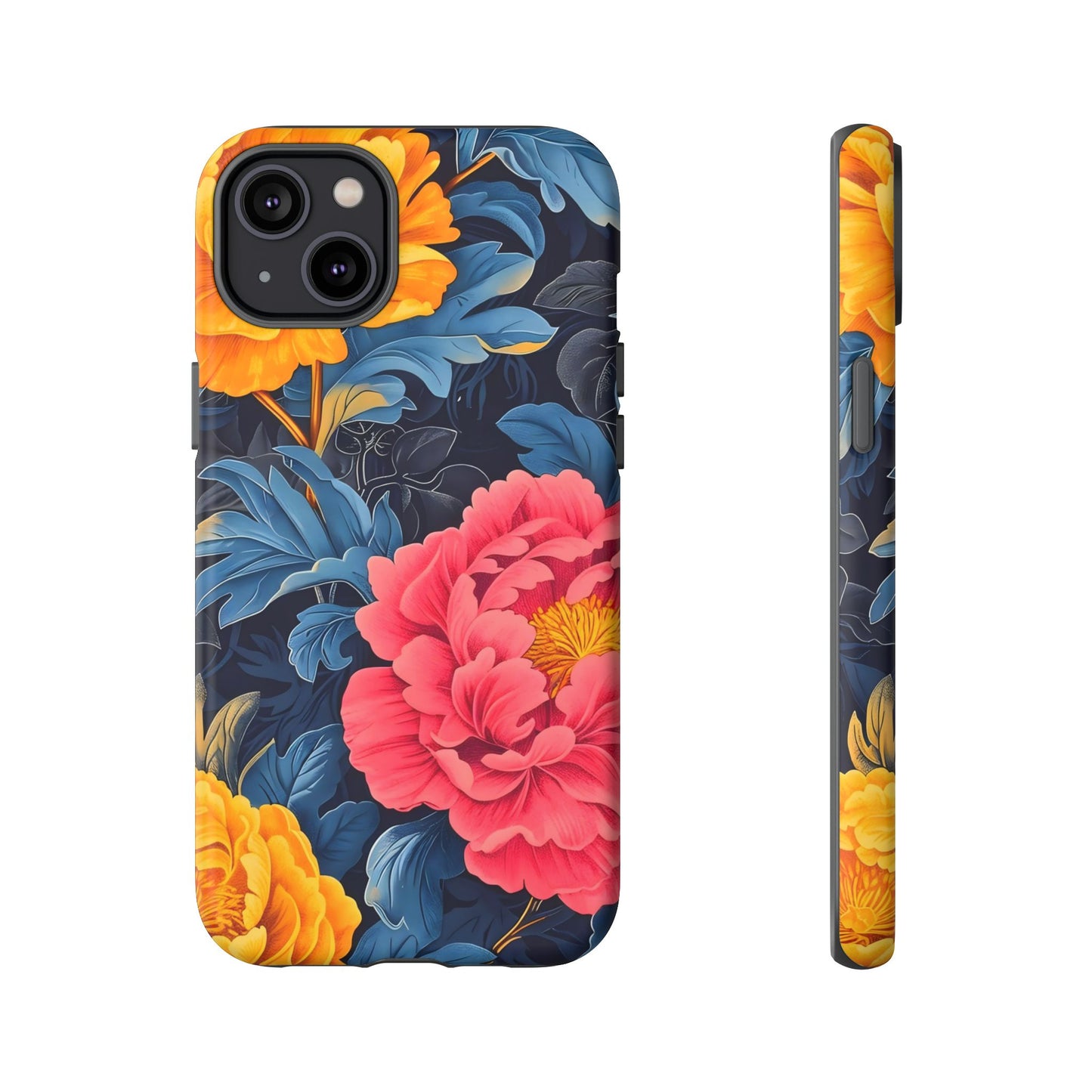 Floral Phone Case, Tough Cases, Stylish Mobile Cover, Gifts for Her, Phone Accessories, Unique Flower Design