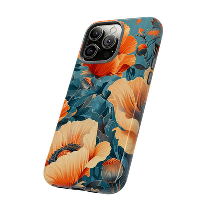 Floral Phone Case, Tough Cases for Protection and Style, Spring Aesthetic, Gift for Her, Phone Accessory for Nature Lovers