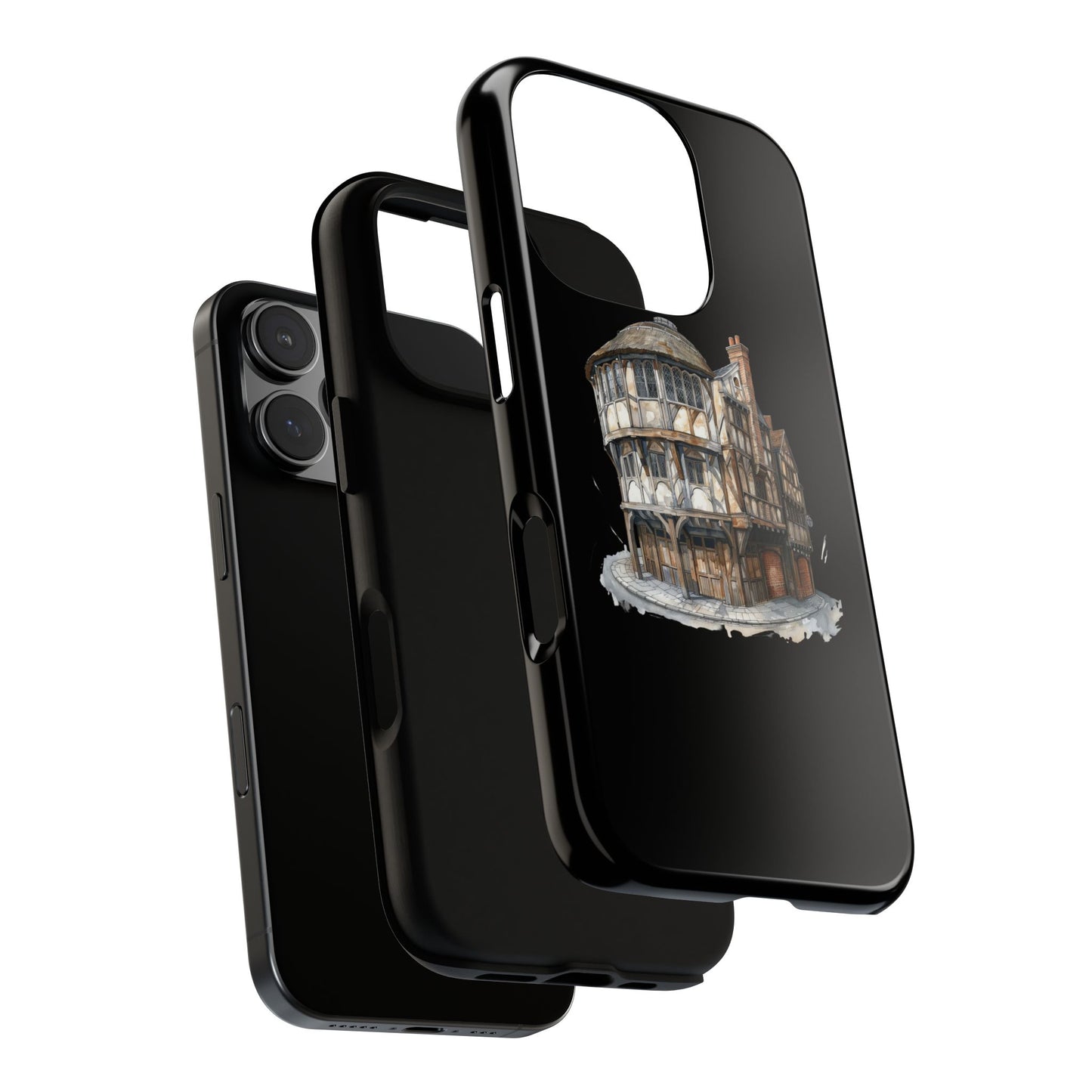 Stylish Phone Case featuring Unique Building Design, Art Lover Gift, Durable Phone Cover, Trendy Gadget Accessory, Unique Gift for Her