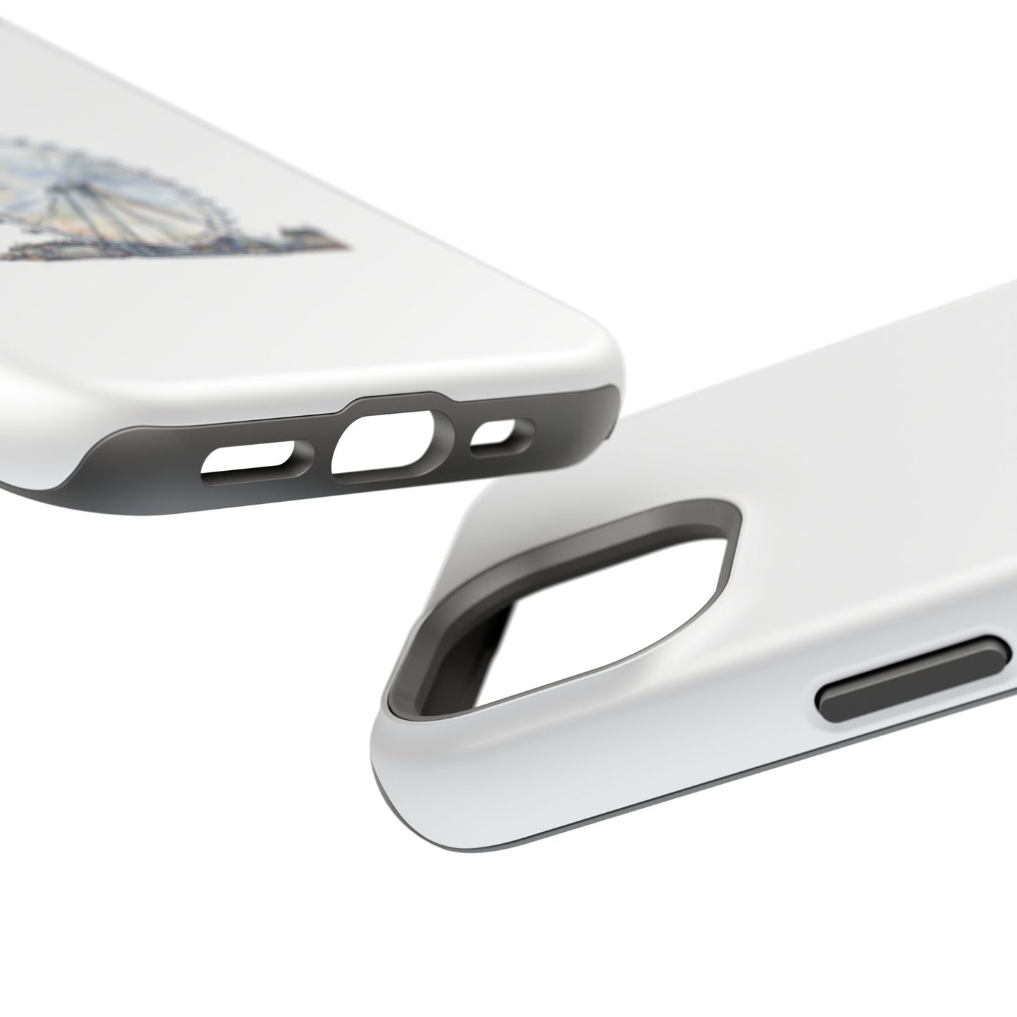 Stylish Magnetic Phone Cases with London Eye Design, Custom Phone Covers, Unique Gift for Travelers, Chic Electronic Accessories