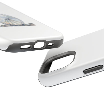 Stylish Magnetic Phone Cases with London Eye Design, Custom Phone Covers, Unique Gift for Travelers, Chic Electronic Accessories