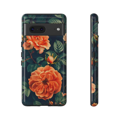 Floral Phone Case, Tough Cases for Nature Lovers, Botanical Design, Phone Protection, Gift for Her, Trending Floral Accessories
