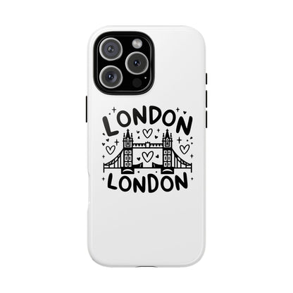 Love London Bridge Phone Case, Tough Cases for London Lovers, Cute Protection, Travel Gift, Phone Accessory, Design with Love