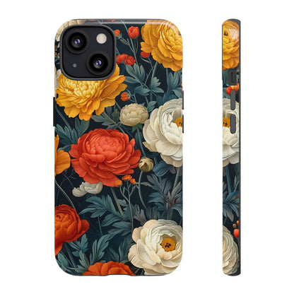 Floral Tough Case for Phones | Durable Floral Phone Cover, Boho Chic, Unique Gift for Her, Phone Protection, Flower Design
