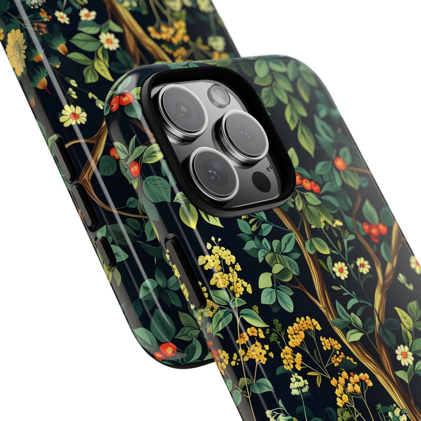 Floral Phone Case - Tough Cases, Colorful Nature Design, Gift for Flower Lovers, Phone Accessory, Unique Cell Phone Cover