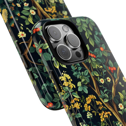 Floral Phone Case - Tough Cases, Colorful Nature Design, Gift for Flower Lovers, Phone Accessory, Unique Cell Phone Cover