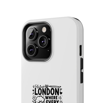 London Pub Themed Tough Phone Case - Perfect Gift for Travelers
