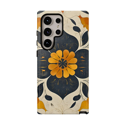 Floral Phone Case - Tough Cases, Botanical iPhone Cover, Vintage Flower Design, Durable Smartphone Protection, Unique Gift Idea
