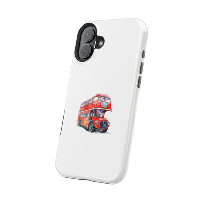 Stylish Magnetic Phone Cases | London Bus Design, Unique Gift for Travelers, Durable Protection, Trendy Accessories, Phone Covers