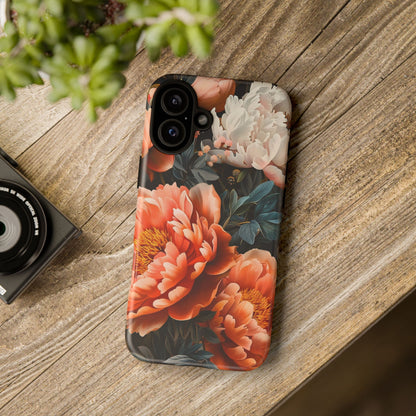 Floral Phone Case - Tough Cases, Durable Cover, Flower Design, Unique Gift, Phone Accessories