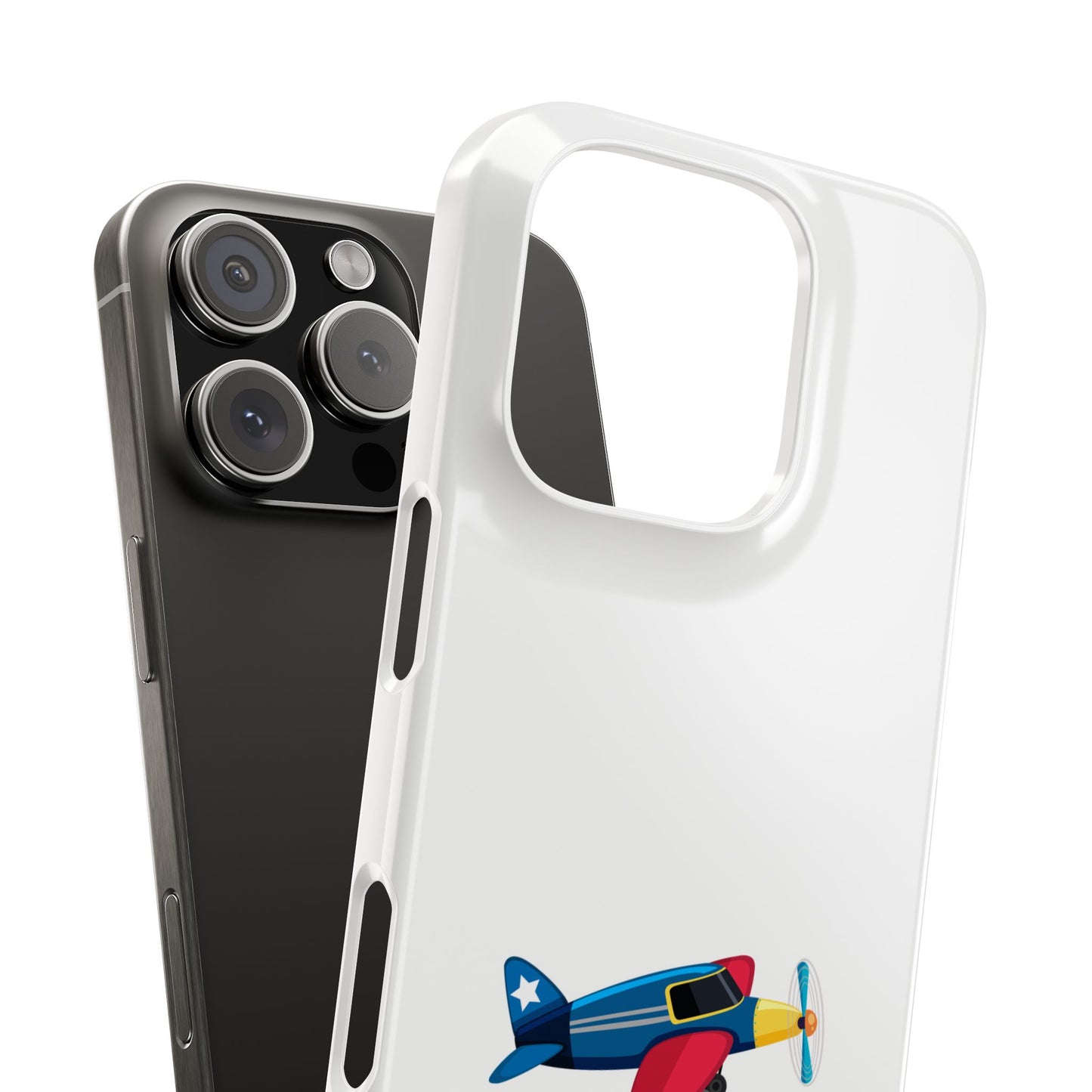 Colorful Airplane Slim Phone Case - Travel Lover's Gift, Airplane Accessories, Unique Phone Cover, Birthday Gift, Everyday Use