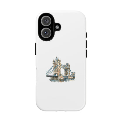 Watercolor London Bridge Phone Case - Tough and Stylish Protective Cover