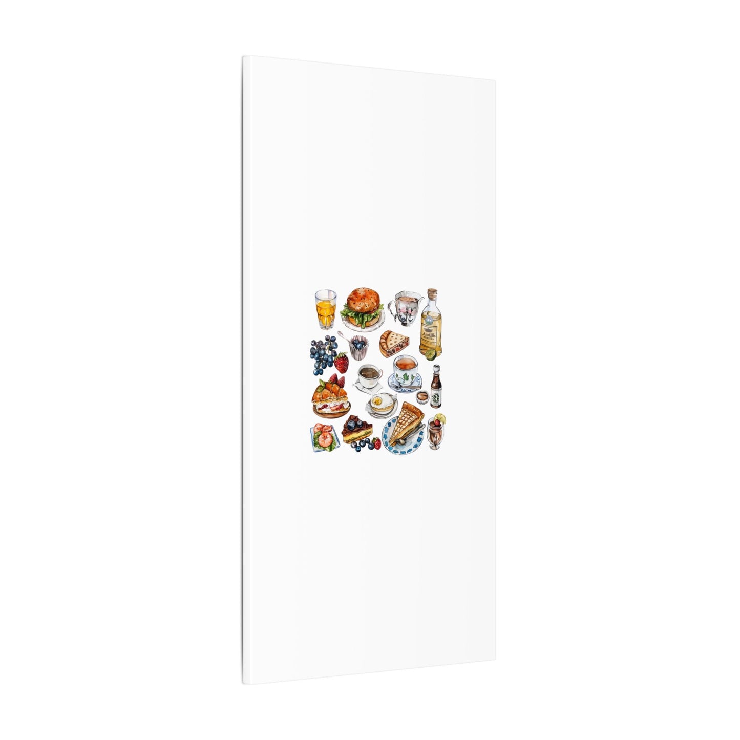 Breakfast Feast Canvas Print, Food Art, Kitchen Decor, Gifting for Food Lovers, Brunch Vibes, Wall Art