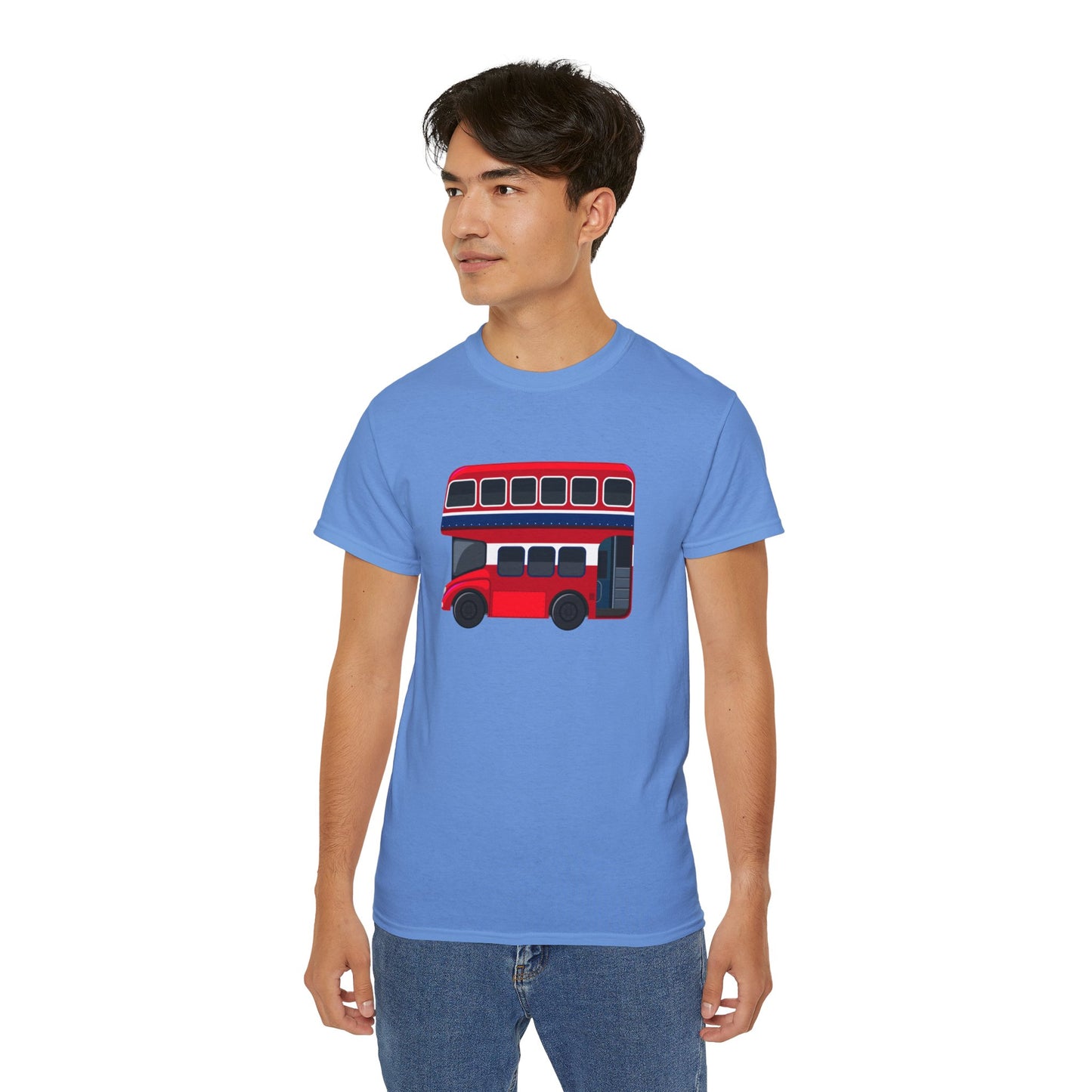 Unisex Ultra Cotton Tee - The Famous London Red Transport Bus