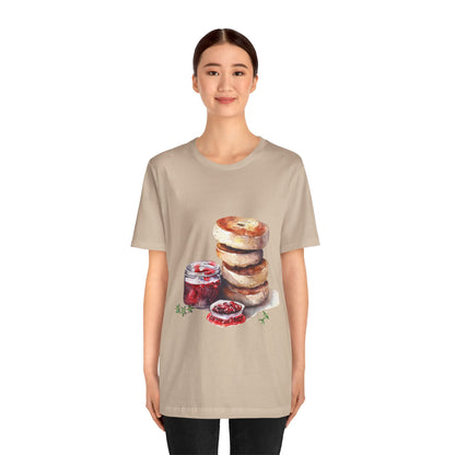 Unisex Jersey Short Sleeve Tee - Heritage on a Plate - Exploring British Cuisine