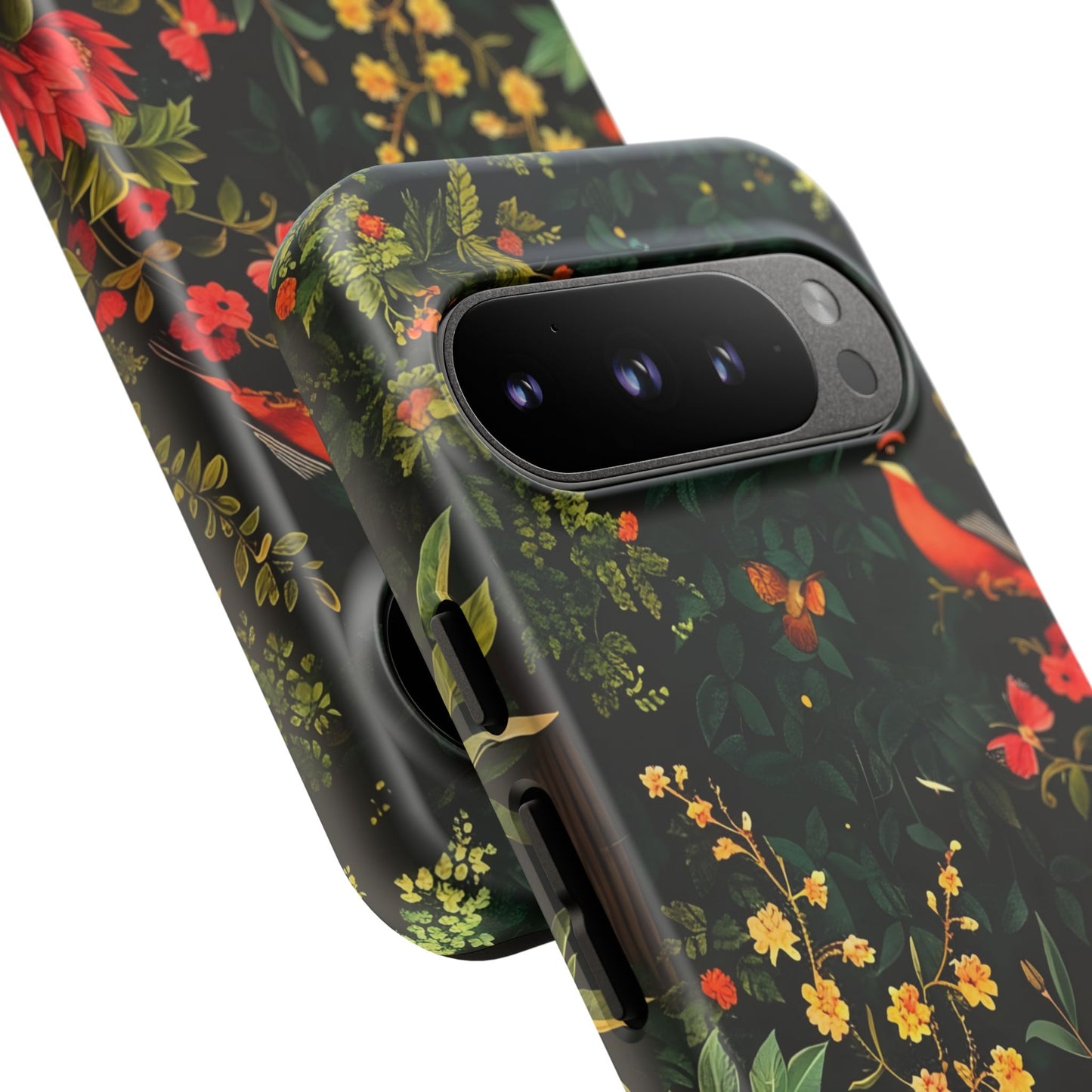 Floral Tough Phone Case, Nature-Inspired Design, Ideal for Garden Lovers, Gift for Birthdays, Christmas, Eco-Friendly Accessory