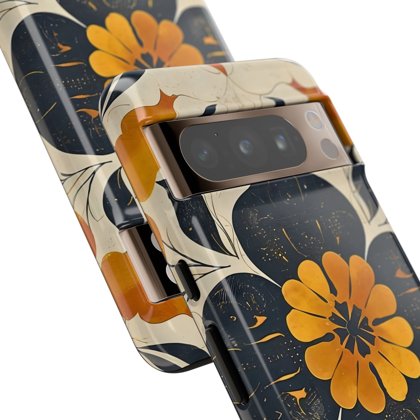Floral Phone Case - Tough Cases, Botanical iPhone Cover, Vintage Flower Design, Durable Smartphone Protection, Unique Gift Idea